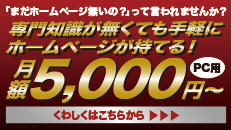 月額5000円～ホームページ制作サービス